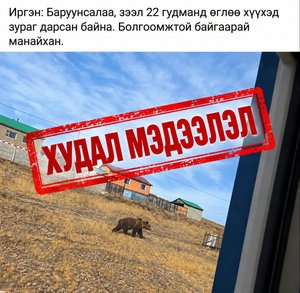 Худал мэдээлэл түгээсэн иргэнд хариуцлага тооцлоо
